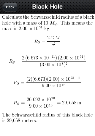 screenshot of blakhole result 2 screen